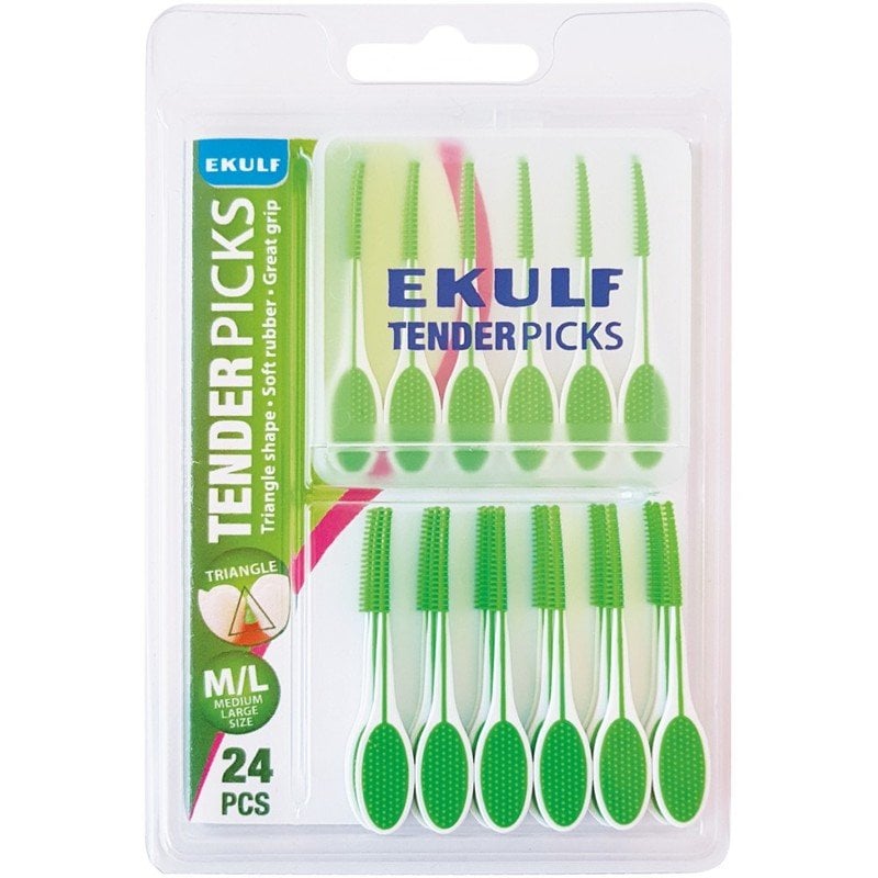 Ekulf TenderPicks M/L 24 st Grön