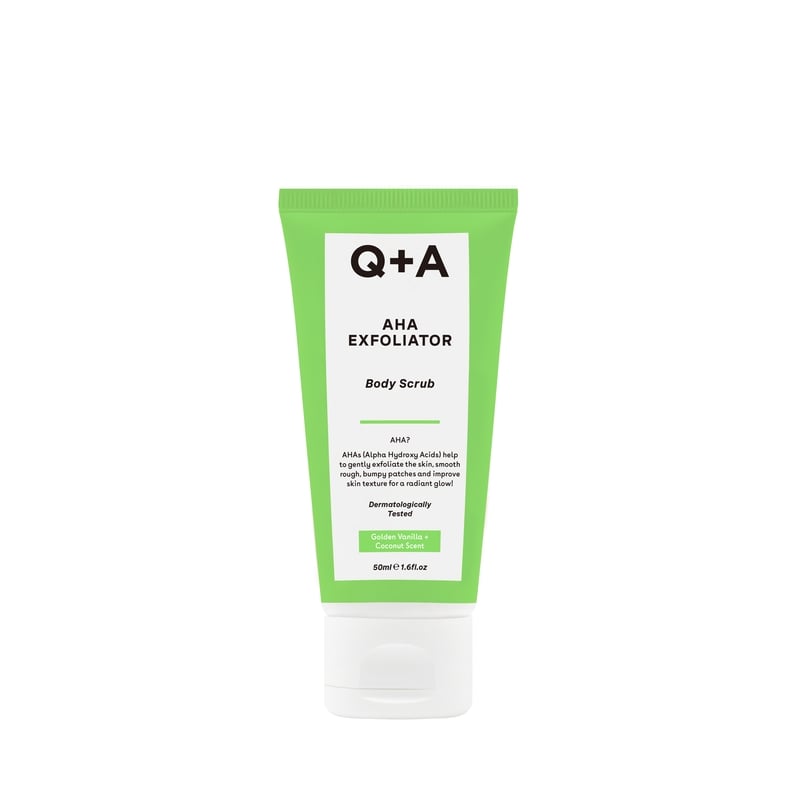 Q+A AHA Exfoliator Body Scrub Mini 50 ml