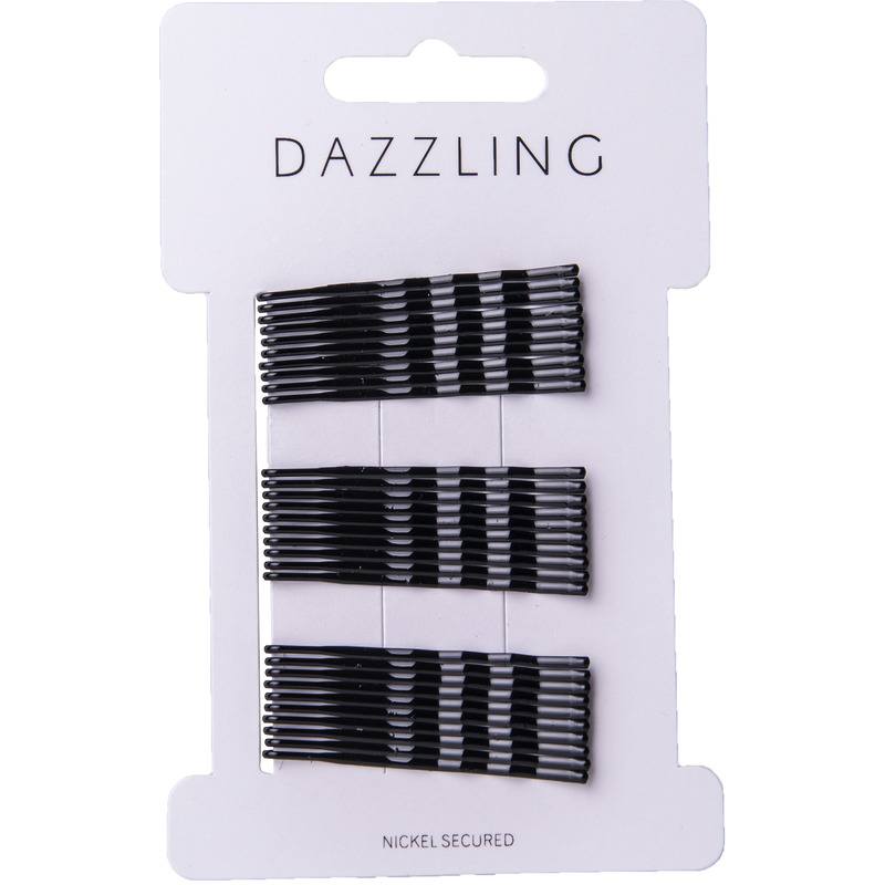 Dazzling Bobbipins Svarta 30-pack