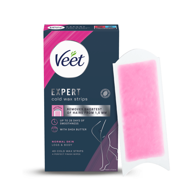 Veet Expert Wax Strips Ben & Kropp Normal Hud 40 st