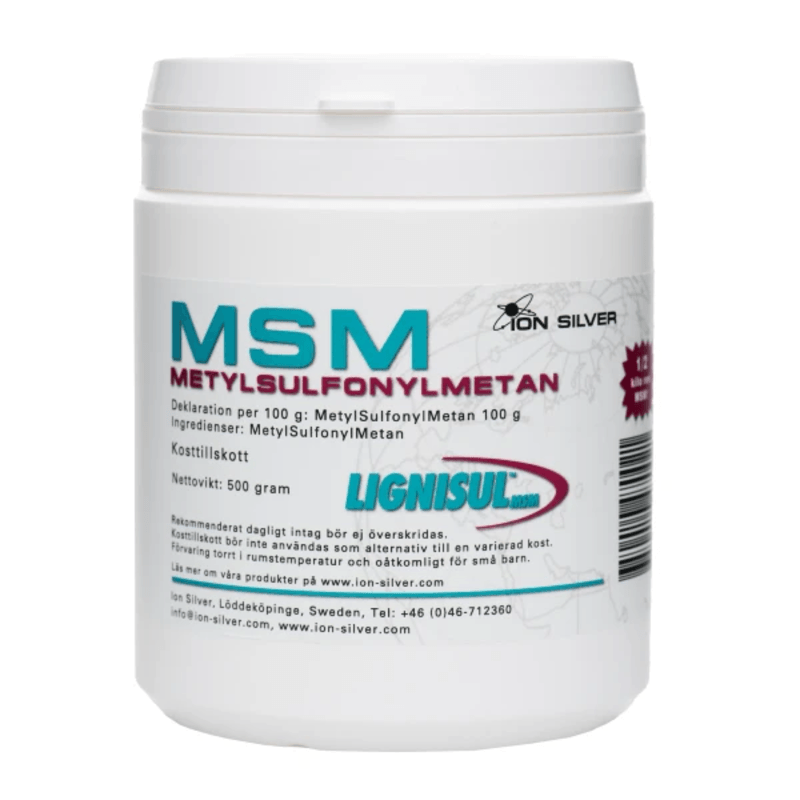 Ion Silver MSM Lignisul Pulver 500 g