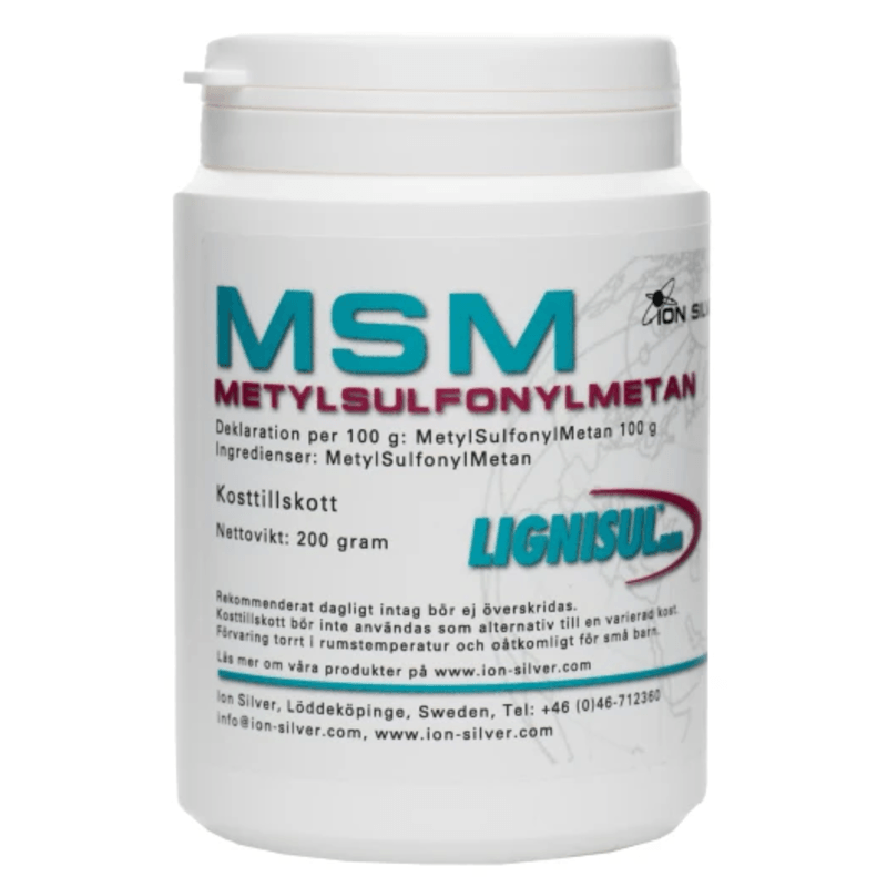 Ion Silver MSM Lignisul Pulver 200 g