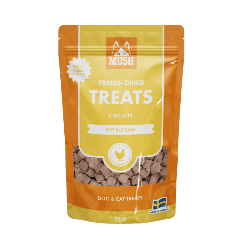 MUSH Treats Frystorkad Kyckling 55 g