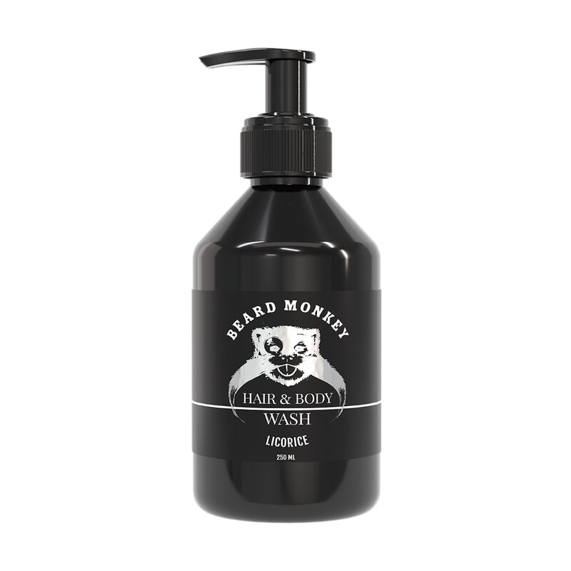 Beard Monkey Hair & Body Licorice 250 ml