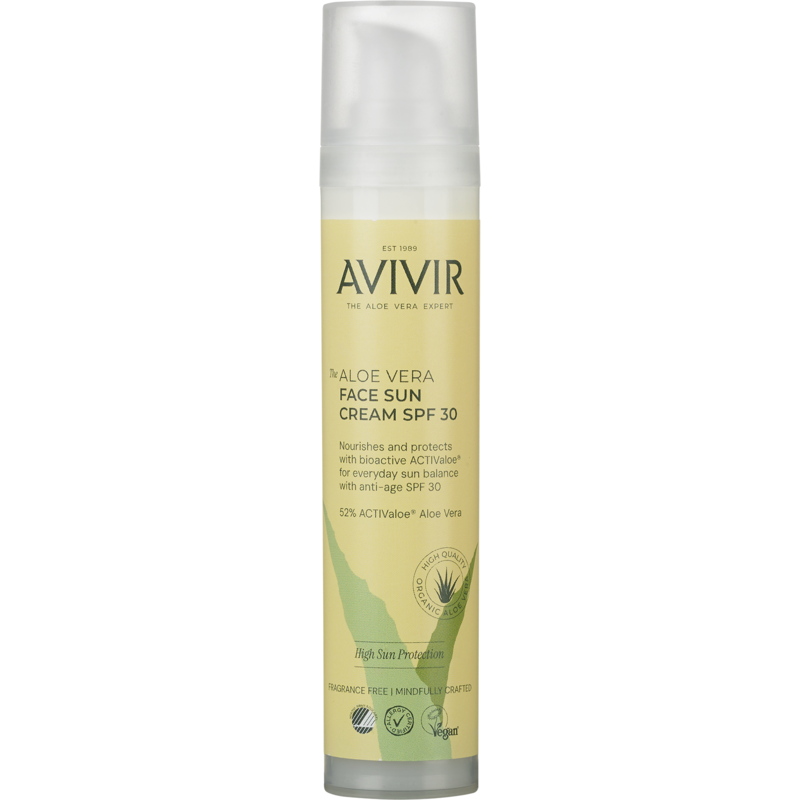 Avivir Aloe Vera Sun Face Cream SPF30 50 ml