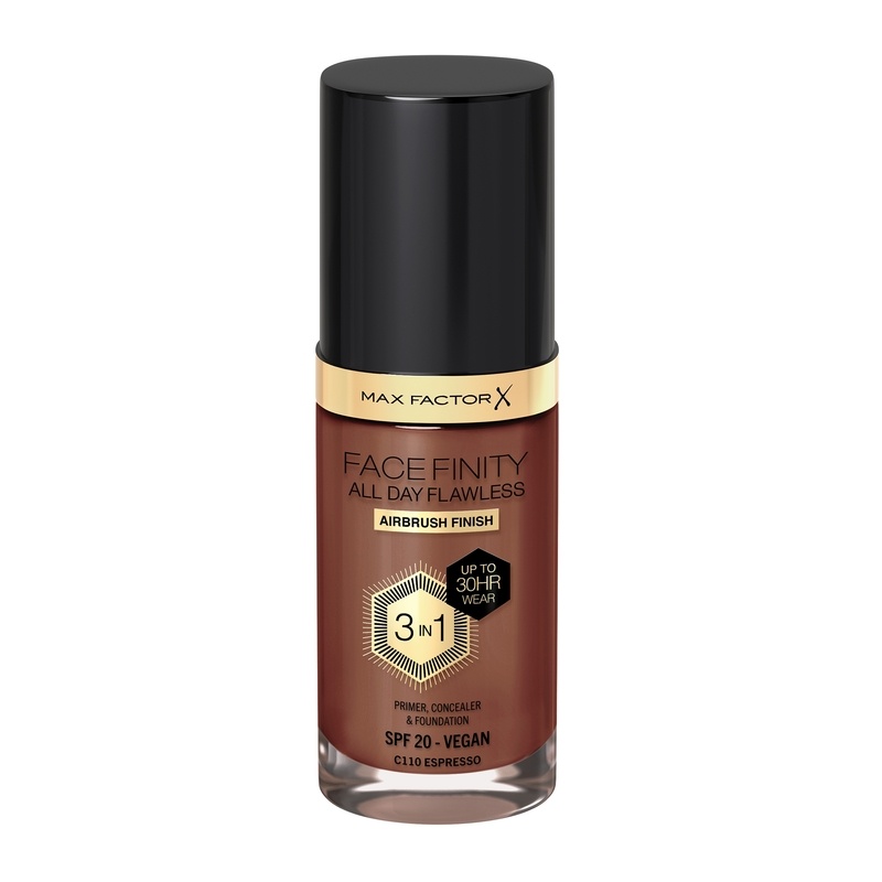 MAX FACTOR All Day Flawles 3in1 Foundation 110 Espresso