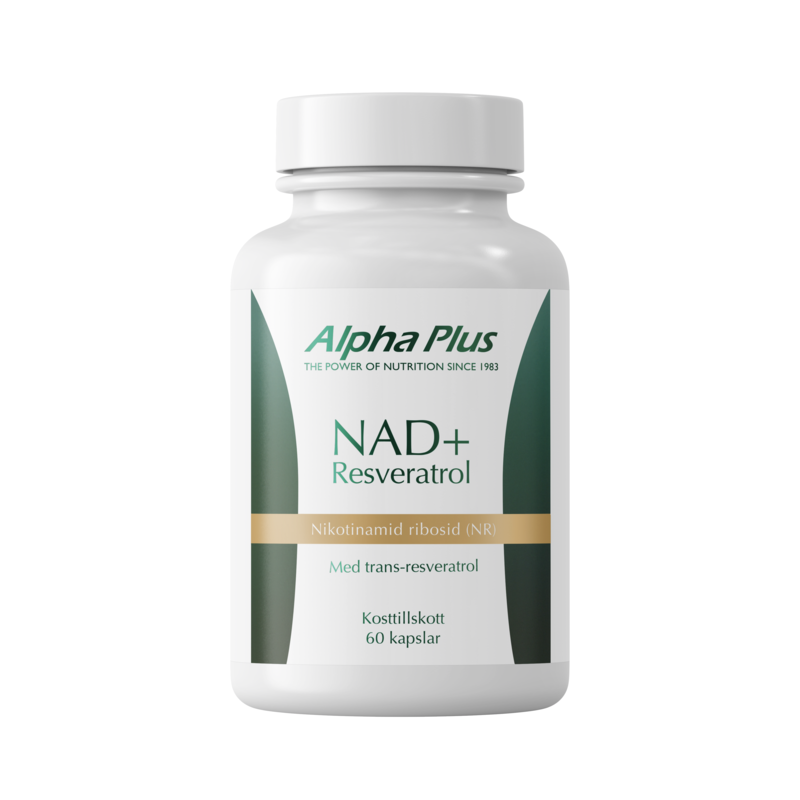 Alpha Plus NAD+ Resveratrol 60 kapslar
