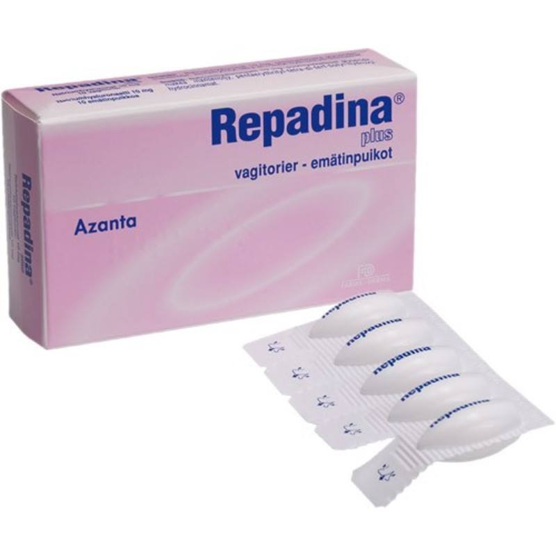 Repadina Plus Vagitorier 10 st