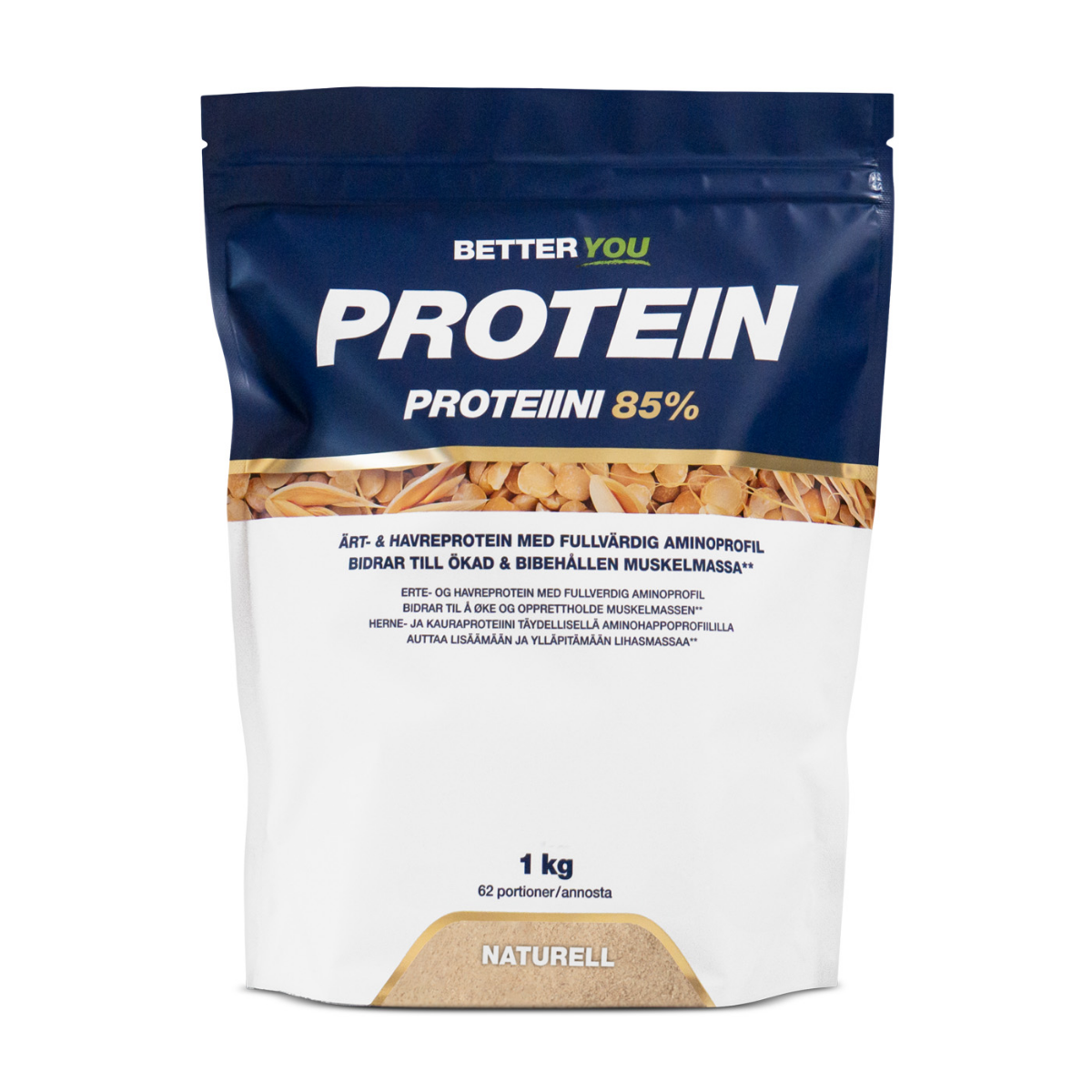 BETTER YOU Better You Ärt & Havreprotein Naturell 1 kg