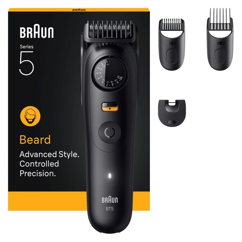 Braun Skäggtrimmer Series 5 +4 Stylingverktyg BT5520 Svart