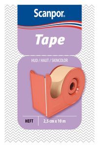 Scanpor, häfta vid stomi, 10 m x 2,5 cm, med hållare 1 styck