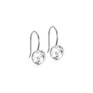 Blomdahl Örhängen BM NT Pendant Bezel 8 mm Crystal 1 par