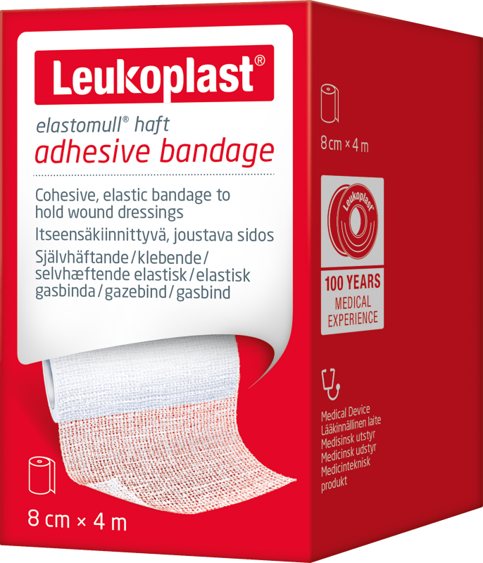 Leukoplast elastomull haft 8 cm x 4 m 1 st