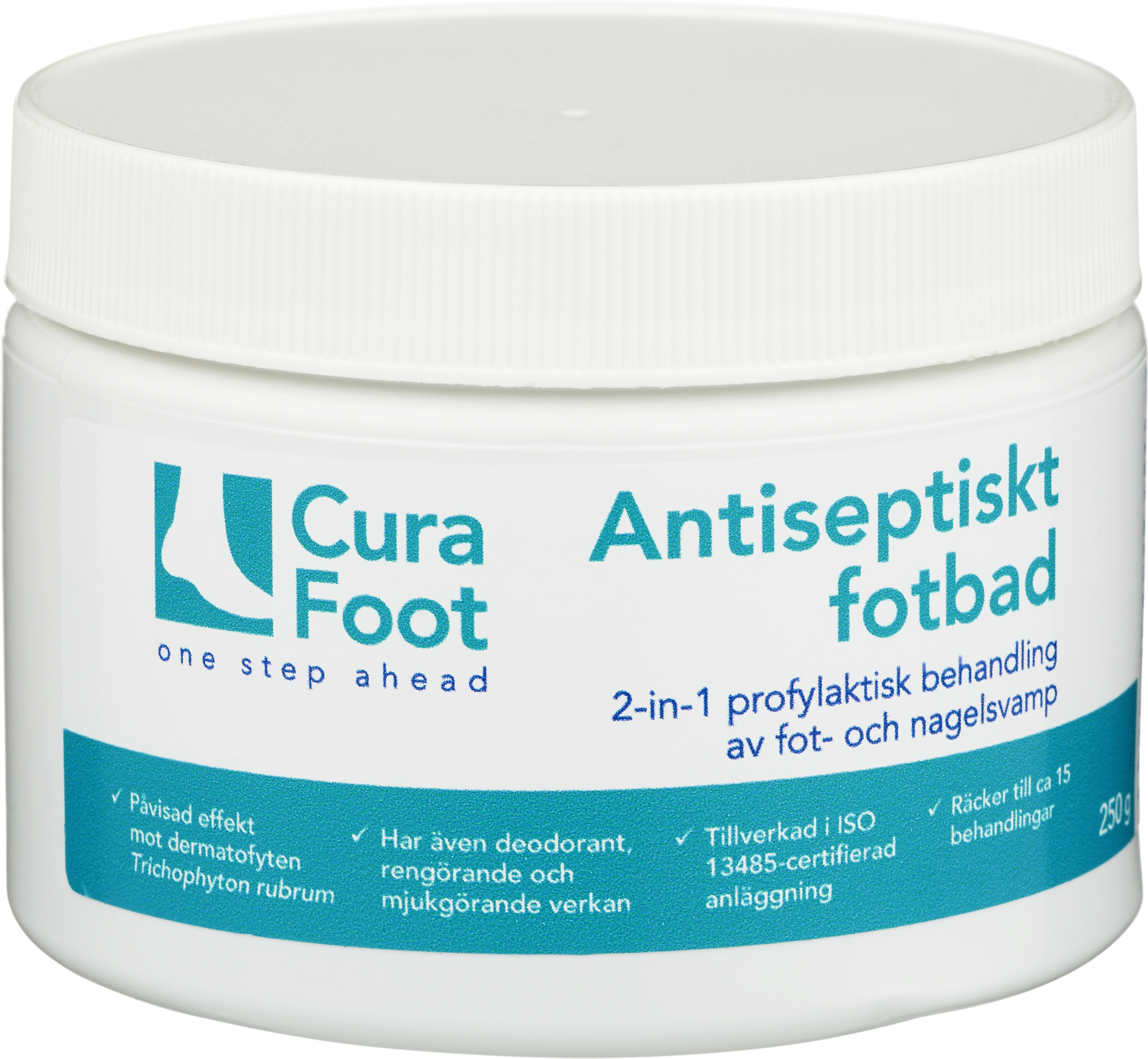 CuraFoot antiseptiskt fotbad 250 g