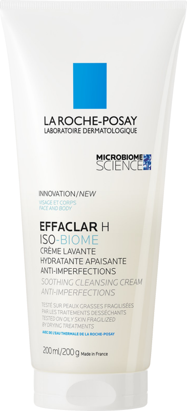 La Roche-Posay Effaclar H Iso-biome Soothing Cleansing Cream 200 ml