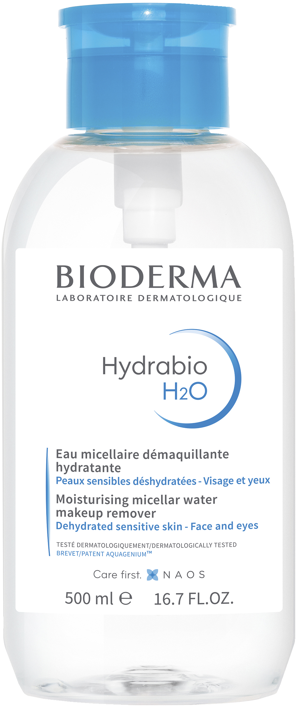 Bioderma Hydrabio H2O Reversed Pump 500 ml