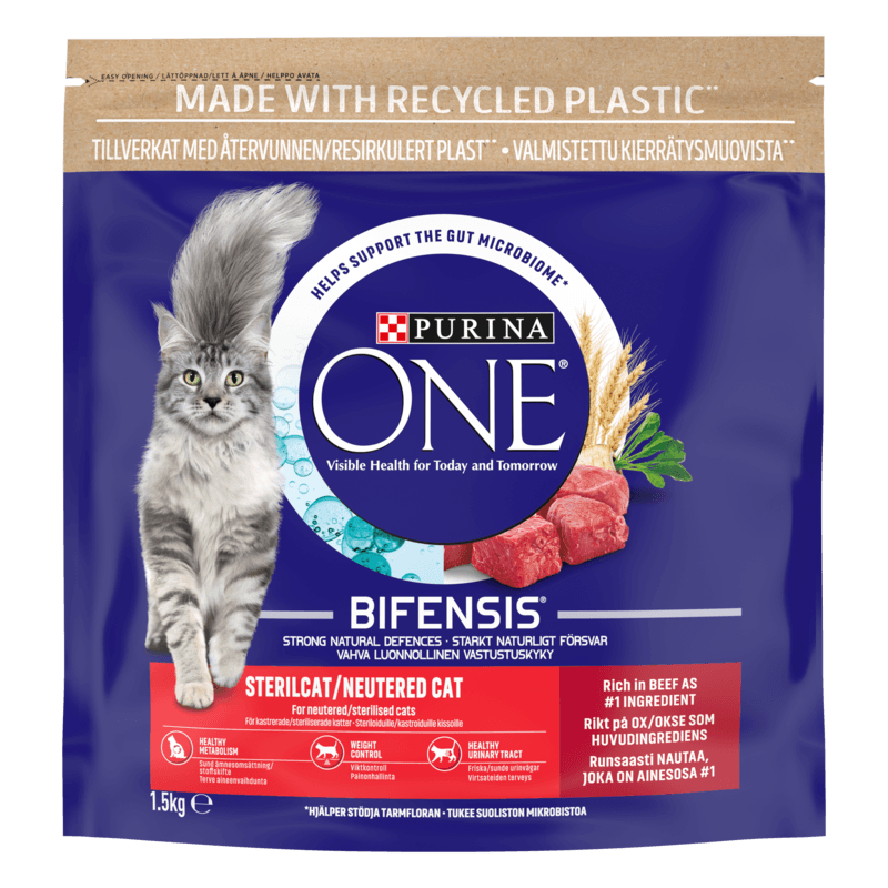 Purina ONE Purina One Sterilcat Ox och Vete 1,5 kg
